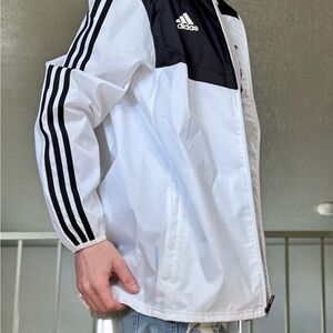 Adidas Monochrome Hooded Windbreaker